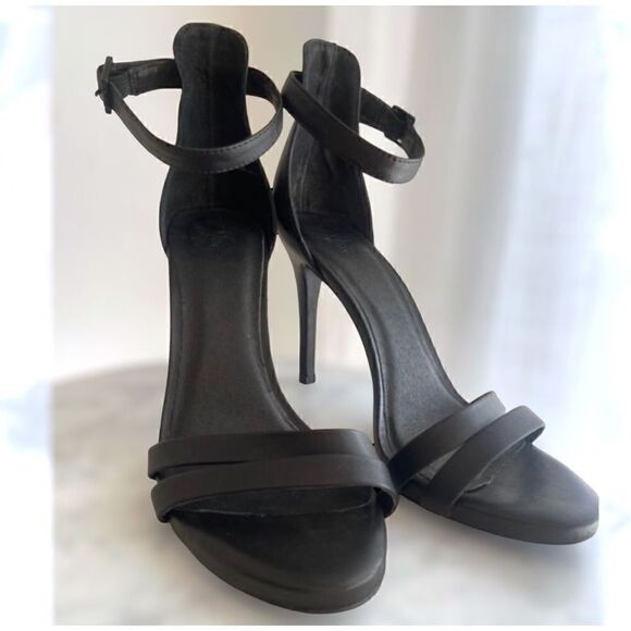 Anthropologie Joie Jena Nappa Leather Heel Sandal Size 39 US size 9 - Picture 6 of 14